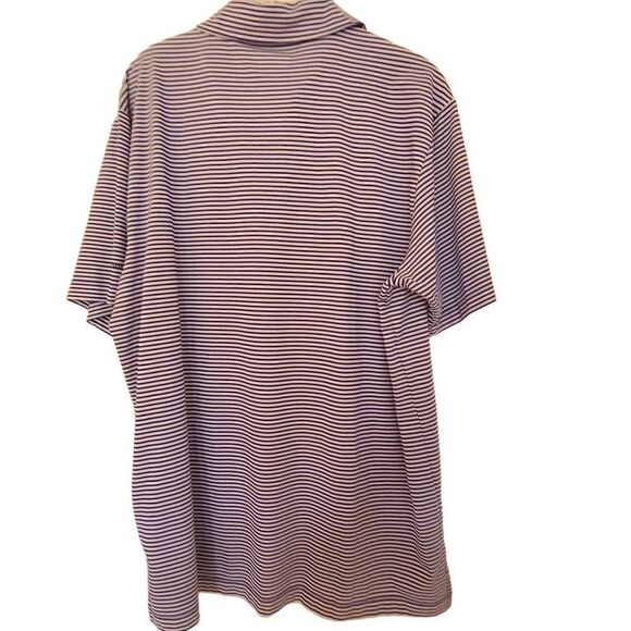 Columbia Golf Mens Blue and White Stripe Golf Polo Shirt Size Large - Picture 4 of 12